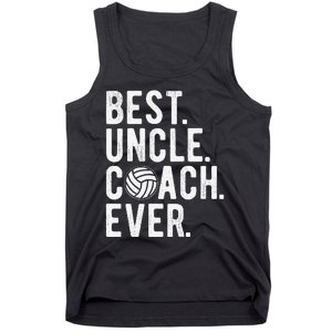 Volleyball Best Uncle Coach Ever Dad Daddy Father's Day Tank Top