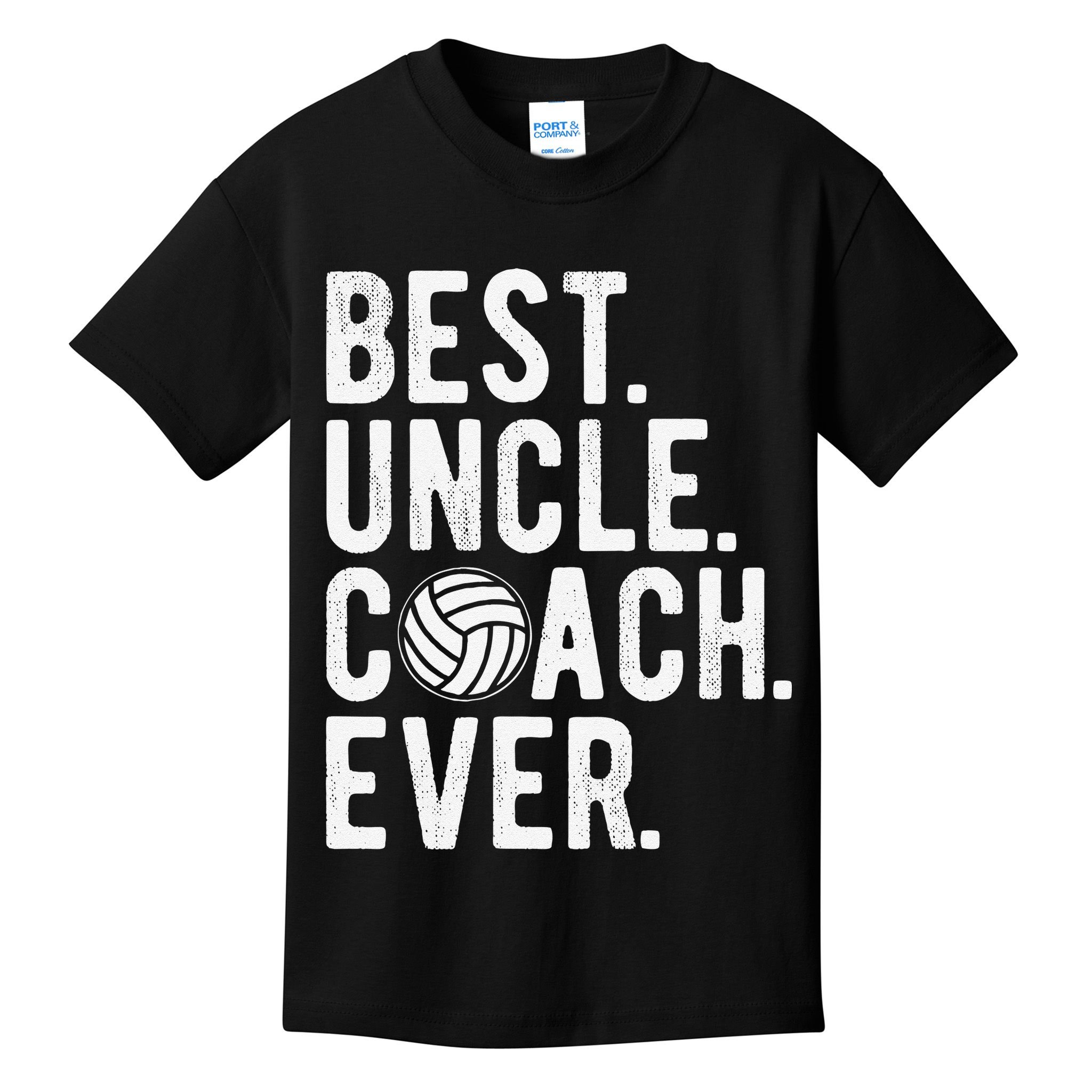 Volleyball Best Uncle Coach Ever Dad Daddy Father's Day Kids T-Shirt