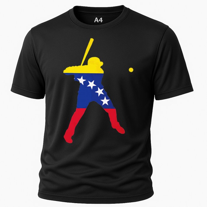 Venezuela Baseball Cooling Performance Crew T-Shirt