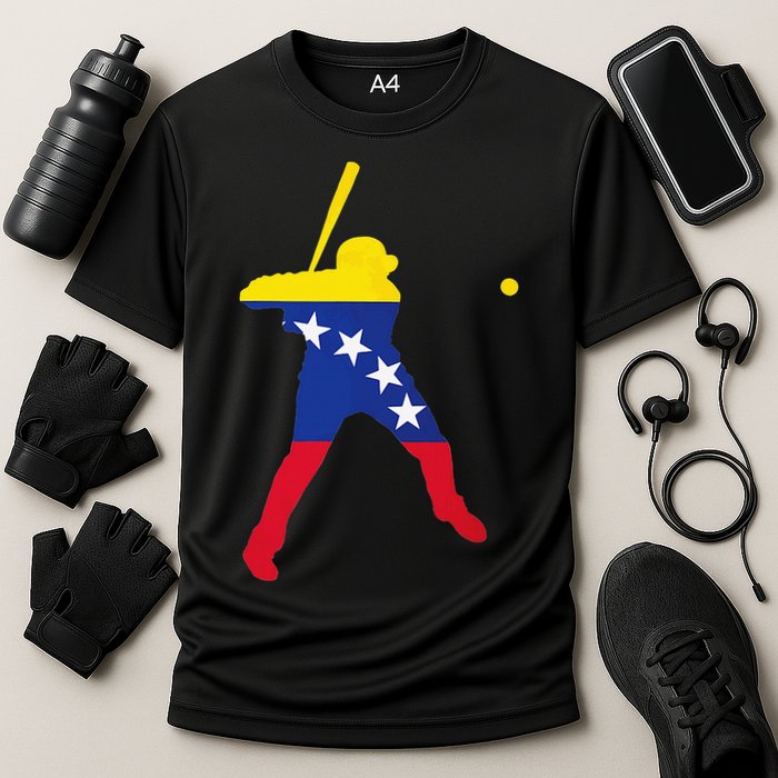 Venezuela Baseball Cooling Performance Crew T-Shirt