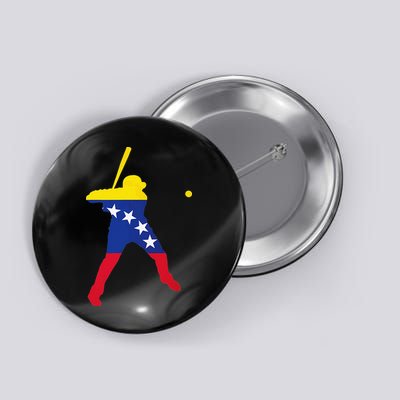 Venezuela Baseball Button