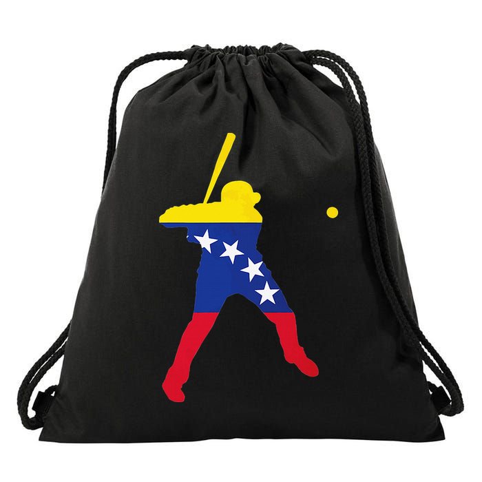 Venezuela Baseball Drawstring Bag