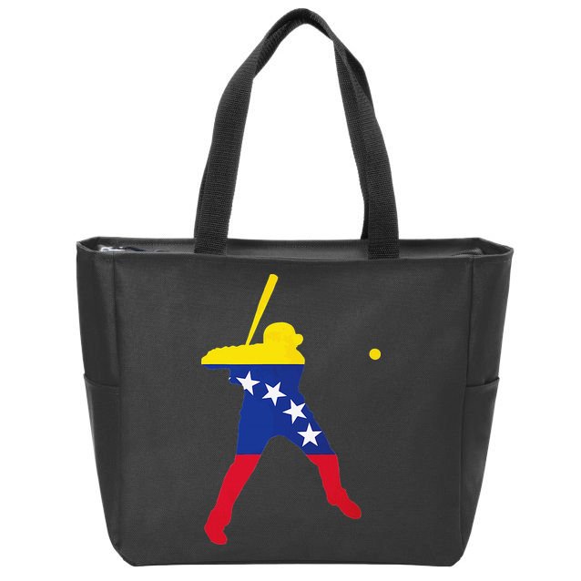 Venezuela Baseball Zip Tote Bag