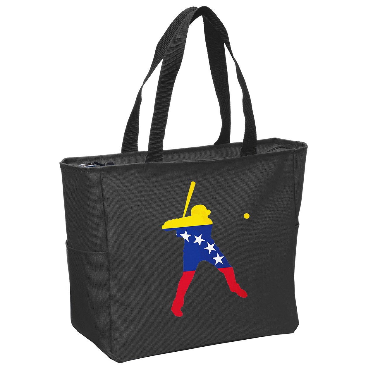 Venezuela Baseball Zip Tote Bag