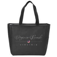 Virginia Beach Virginia Va On Virginia Beach Zip Tote Bag