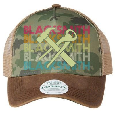 Vintage Blacksmith Legacy Tie Dye Trucker Hat