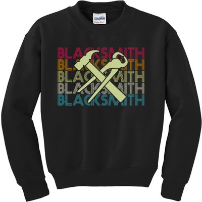 Vintage Blacksmith Kids Sweatshirt