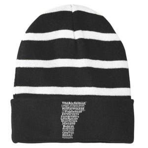 Vermont Breweries Striped Beanie with Solid Band