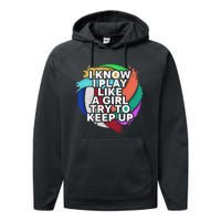 Volleyball Beach Volleyball Player Gift Performance Fleece Hoodie