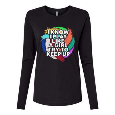 Volleyball Beach Volleyball Player Gift Womens Cotton Relaxed Long Sleeve T-Shirt