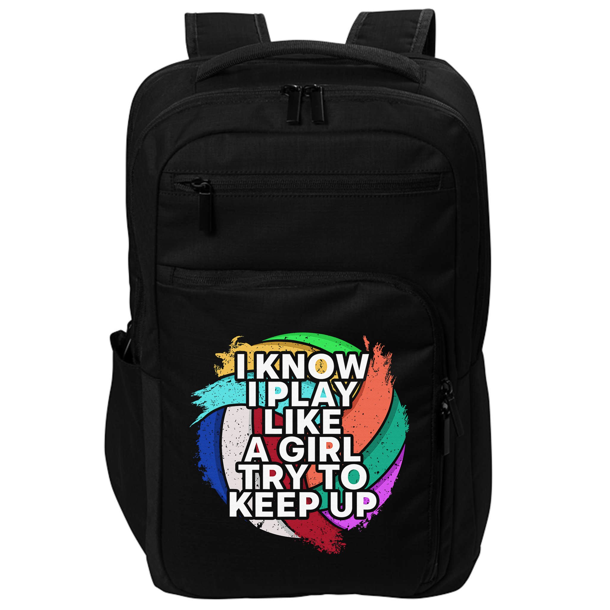Volleyball Beach Volleyball Player Gift Impact Tech Backpack