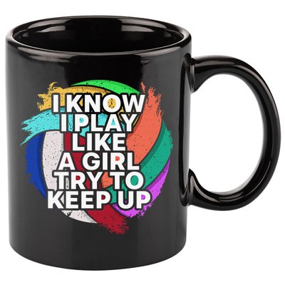 Volleyball Beach Volleyball Player Gift 11oz C Handle Ceramic Mug