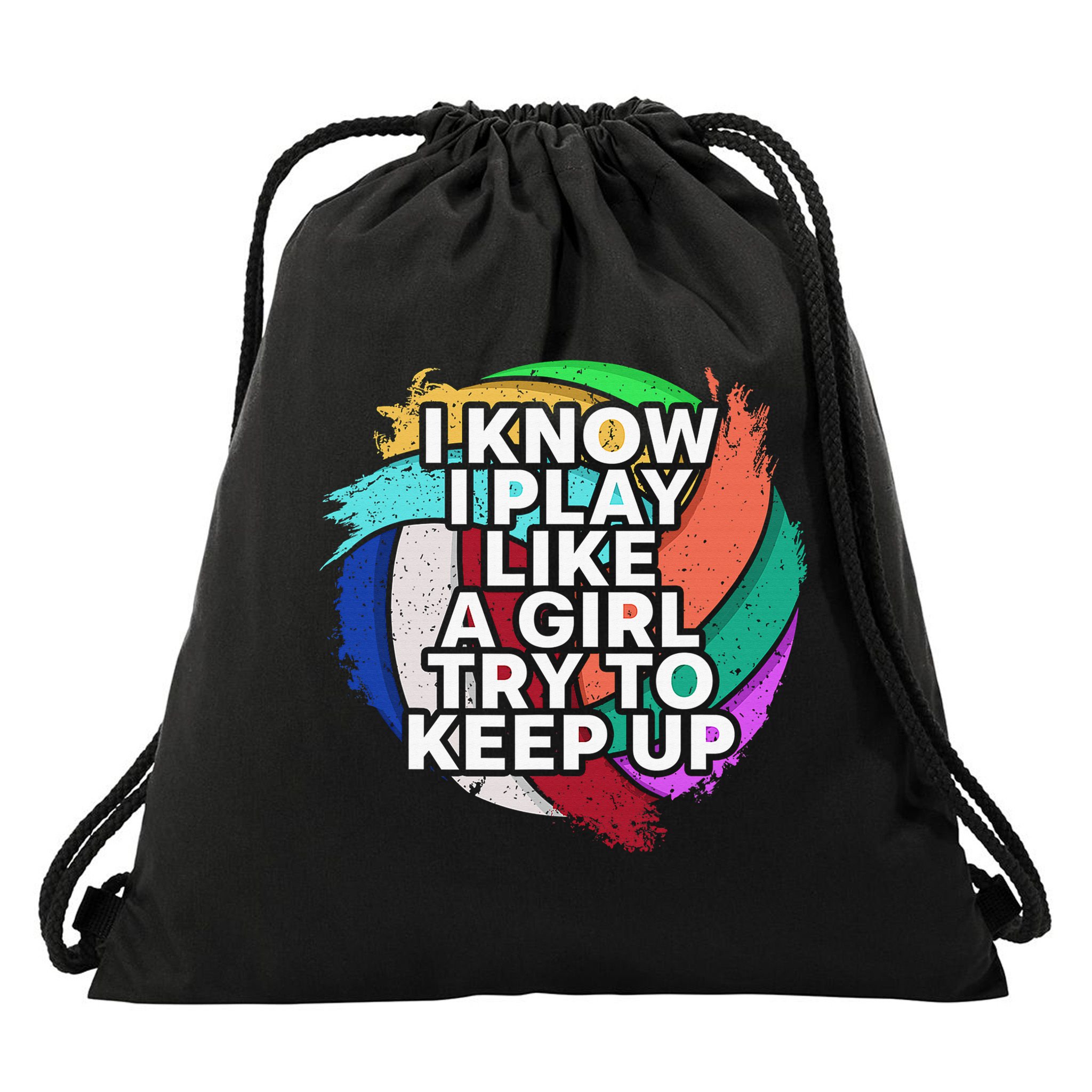 Volleyball Beach Volleyball Player Gift Drawstring Bag
