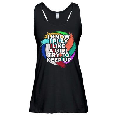 Volleyball Beach Volleyball Player Gift Ladies Essential Flowy Tank