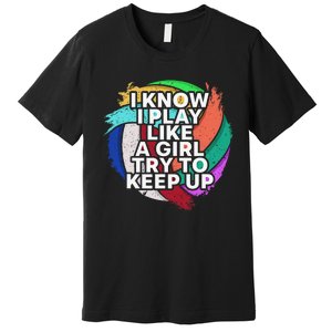 Volleyball Beach Volleyball Player Gift Premium T-Shirt