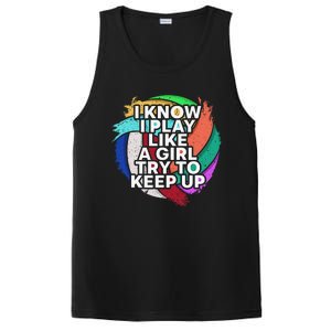 Volleyball Beach Volleyball Player Gift PosiCharge Competitor Tank