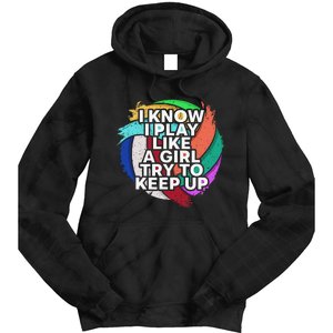 Volleyball Beach Volleyball Player Gift Tie Dye Hoodie