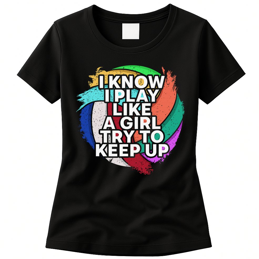 Volleyball Beach Volleyball Player Gift Womens T-Shirt