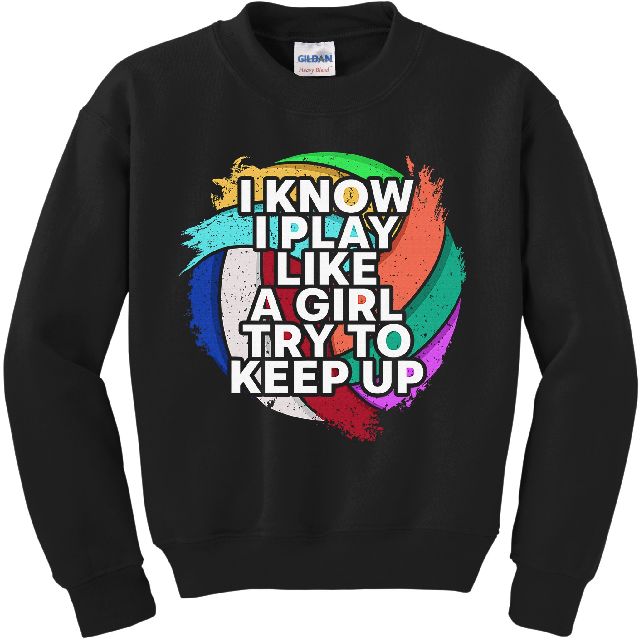 Volleyball Beach Volleyball Player Gift Kids Sweatshirt