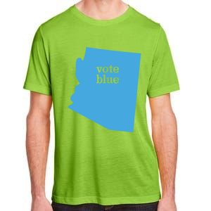 Vote Blue Voting Democratic Arizona Cute Gift Adult ChromaSoft Performance T-Shirt