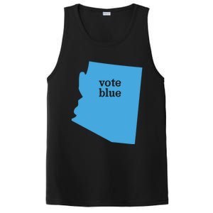 Vote Blue Voting Democratic Arizona Cute Gift PosiCharge Competitor Tank