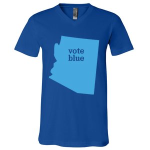 Vote Blue Voting Democratic Arizona Cute Gift V-Neck T-Shirt