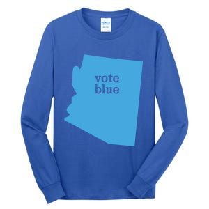 Vote Blue Voting Democratic Arizona Cute Gift Tall Long Sleeve T-Shirt