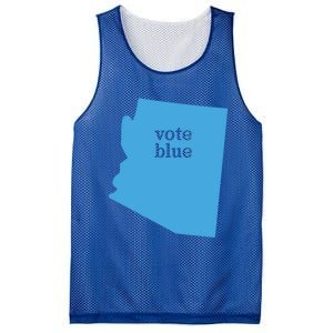 Vote Blue Voting Democratic Arizona Cute Gift Mesh Reversible Basketball Jersey Tank