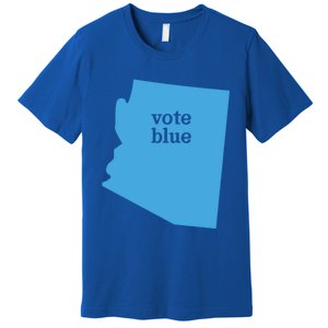 Vote Blue Voting Democratic Arizona Cute Gift Premium T-Shirt