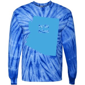 Vote Blue Voting Democratic Arizona Cute Gift Tie-Dye Long Sleeve Shirt