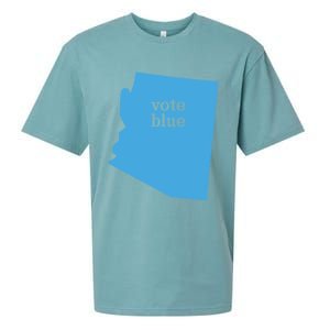 Vote Blue Voting Democratic Arizona Cute Gift Sueded Cloud Jersey T-Shirt