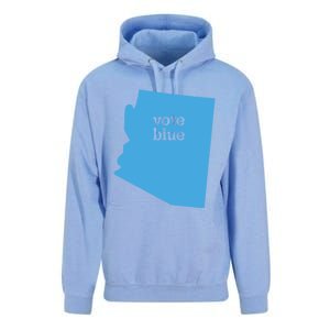 Vote Blue Voting Democratic Arizona Cute Gift Unisex Surf Hoodie