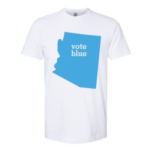 Vote Blue Voting Democratic Arizona Cute Gift Softstyle CVC T-Shirt