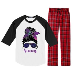 Virgo Birthday Virgo Zodiac Constellation Great Gift Raglan Sleeve Pajama Set