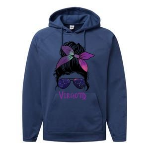 Virgo Birthday Virgo Zodiac Constellation Great Gift Performance Fleece Hoodie