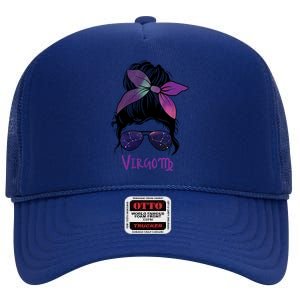 Virgo Birthday Virgo Zodiac Constellation Great Gift High Crown Mesh Back Trucker Hat