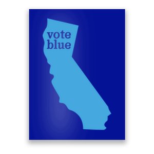 Vote Blue Voting Democratic California Cute Gift Poster