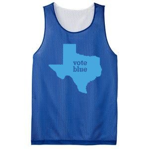 Vote Blue Voting Democratic Texas Gift Mesh Reversible Basketball Jersey Tank