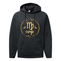 Virgo Birthday Virgo Astrology Performance Fleece Hoodie