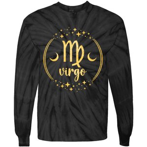 Virgo Birthday Virgo Astrology Tie-Dye Long Sleeve Shirt