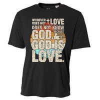 Vintage Bible Verse 1 John 4 8 God Is Love Cooling Performance Crew T-Shirt