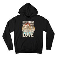 Vintage Bible Verse 1 John 4 8 God Is Love Tall Hoodie