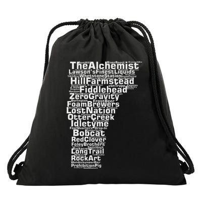 Vermont Breweries Drawstring Bag