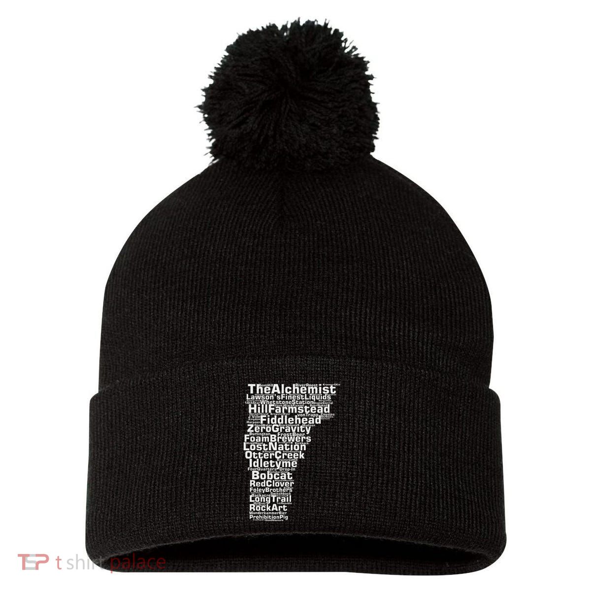 Vermont Breweries Pom Pom 12in Knit Beanie