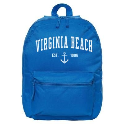 Virginia Beach Virginia Great Gift Cute Gift And Sweater 16 in Basic Backpack