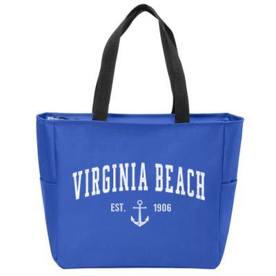 Virginia Beach Virginia Great Gift Cute Gift And Sweater Zip Tote Bag