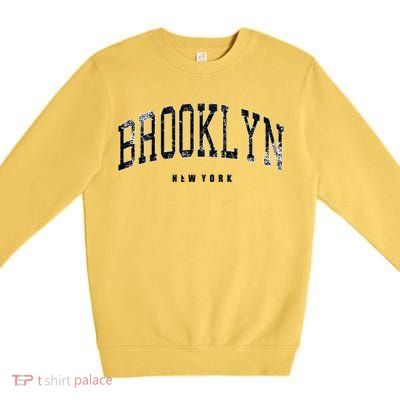 Vintage Brooklyn Premium Crewneck Sweatshirt