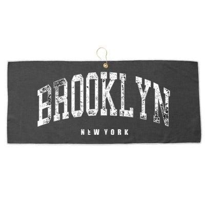 Vintage Brooklyn Large Microfiber Waffle Golf Towel