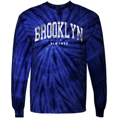 Vintage Brooklyn Tie-Dye Long Sleeve Shirt