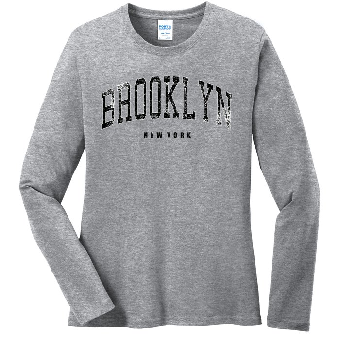 Vintage Brooklyn Ladies Long Sleeve Shirt